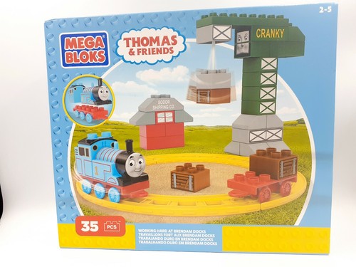 MEGA BLOKS Working Hard At Brendam Docks CRANKY THOMAS & FRIENDS Toys 2-5 Years - Picture 1 of 4