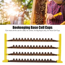 Queen Bee Rearing Base Cell Bar Frames Multifunctional Beekeeping Base Cell Cups