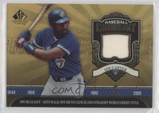 2006 SP Legendary Cuts Baseball Chronology Materials Joe Carter #BC-JC 2d8