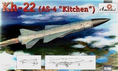 Kh-22(AS-4 'Kitchen') long-range anti-sh / 1:72 - Amodel 72196
