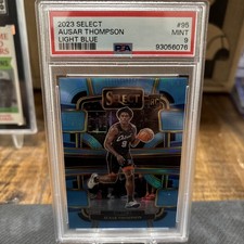 2023-24 Panini Select - Concourse Ausar Thompson #95 Light Blue Prizm /299 (RC)