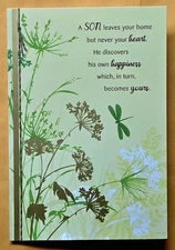 Happy Birthday Large Format Greeting Card 5.5x8.0"(+Envelope)/ SON 