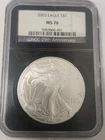 2003 AMERICAN SILVER EAGLE MS 70 NGC