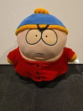 South Park Eric Cartman Plush Toy 1998 Vintage With Weighted Feet Clean w/Label