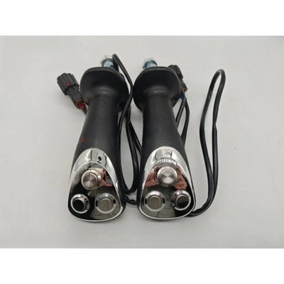 1 Pair For Timber Grab Excavator  Hydraulic 3 Button Joystick Handle 14mm