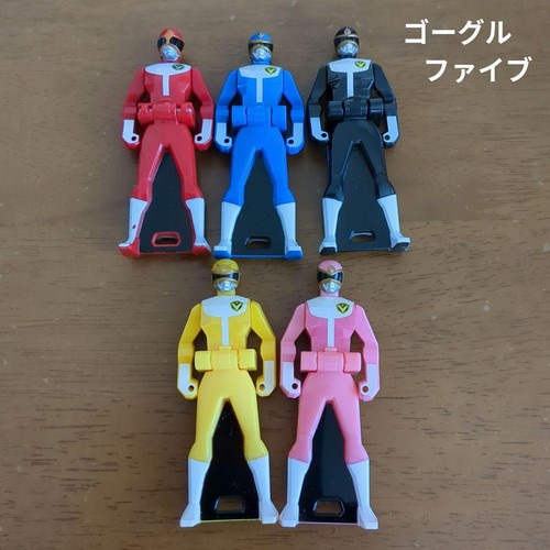 Power Rangers Ranger Key Goggle Five 5 piece set Gokaiger | eBay