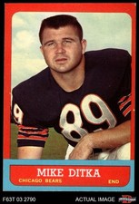 1963 Topps #62 Mike Ditka Bears HOF Pittsburgh 5 - EX