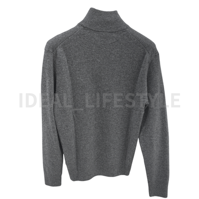 ユニクロ　+j UNIQLO Cashmere Half-Zip Sweater S-4XL Long-Sleeve Hand Washable