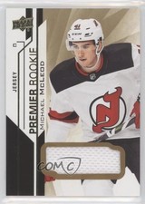 2018-19 Upper Deck Premier Premier Rookie Jerseys Michael McLeod #65 0a4
