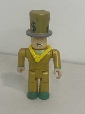 ROBL0X MR. BLING BLING Series 1 Figure CLEAN! Gold Hat Necklace Money (NO CODE)