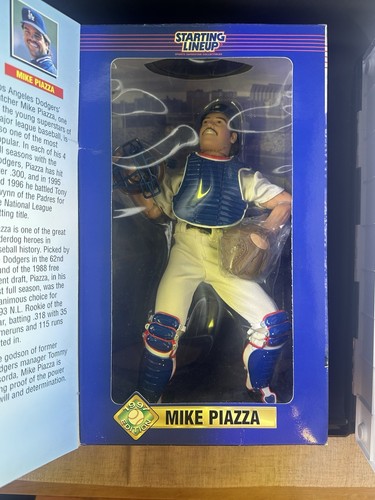 1997 STARTING LINE UP MLB Baseball MIKE PIAZZA catcher LA DODGERS 12" FIGURE