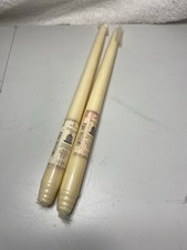 Vintage Hallmark Buttermilk Taper Candles Lot of 2 Made in USA
