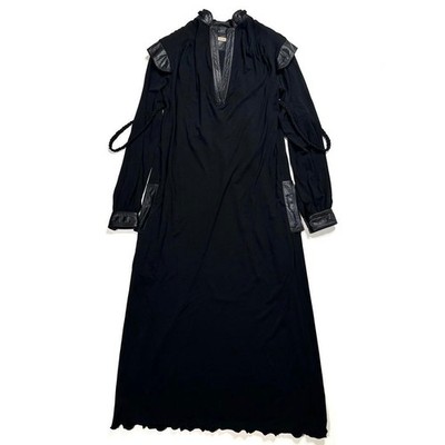Celine Phoebe Philo long leather dress Size 34 2017AW | eBay