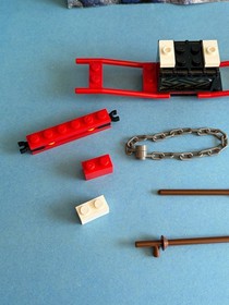 LEGO Ninja #6033 - Treasure Transport - Incomplete Sold As Is - See Description