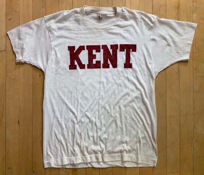 Vintage 80s KENT STATE T-Shirt Kent, Ohio KSU Large SCREEN STARS Single Stitch