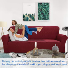 Jacquard Extra Large Sofa Cover Super Stretch Non-Slip Pet Friendly 4 Seater