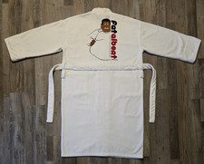 Vintage PLATINUM FUBU Fat Albert Embroidered Bath Robe Y2K Size XL/XXL