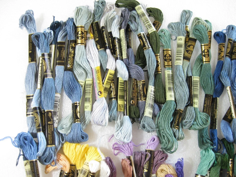 100 DMC EMBROIDERY FLOSS MOULINE SPECIAL  COTTON MIXED COLORS - Image 4 of 4