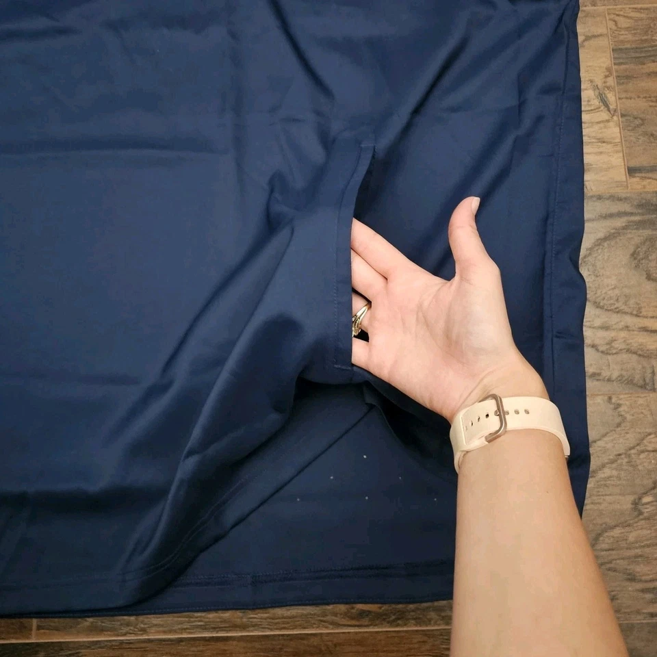 Adidas Мужские 3XL темно-синий дышащий производительности футболка верхний SS передний карман - Изображение 2 из 4