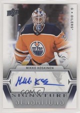 2019-20 Upper Deck Signature Sensations Mikko Koskinen #SS-MK Auto z1b