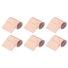 2400 x Glass Mirrors Disco Ball Tiles Self-Adhesive Rose Gold 5x5mm 6 Sheet