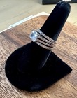 Princess Cut Cubic Zirconia Triple Bridal Set Size 5 — photo 4