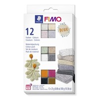 Staedtler 8013 C12-5 Fimo Effect Oven-Hardening Polymer Modelling Clay - Boho, D
