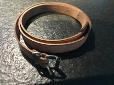 Ledergürtel, Naturleder, Riemen, 1,5 x 110cm, Juchtenleder