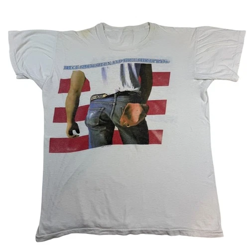 Bruce Springsteen "Born in the U.S.A." World Tour T- 1980s vintage concert t-shirt, vintage, single stitch, B+ condition