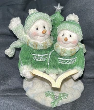 Herco 4.5” Christmas  snowman Caroling figurines