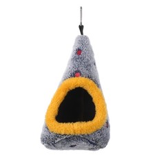 Bird Hanging Hammock: Winter Warm Parrot Nest House Bed - Plush Snuggle Pet