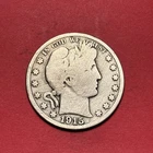 (1) Beautiful Antique 1915-P Barber Half Dollar G-GOOD BETTER DATE