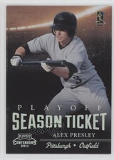 2011 Playoff Contenders Season Tickets 32/99 Alex Presley #36 2t9