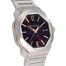 BVLGARI Octo Rome 103210 OC41PC11SSD Brown Dial Watch 2