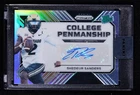 Shedeur Sanders 25 Instant Prizm Auto Silver Rated Prospect College Penmanship①