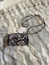 New Crossbody Wallet / Wristlet Geometric Print NWT