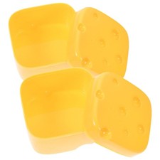  Contenitore per formaggio a fette 2 pezzi contenitore in plastica custodia per formaggio frigorifero
