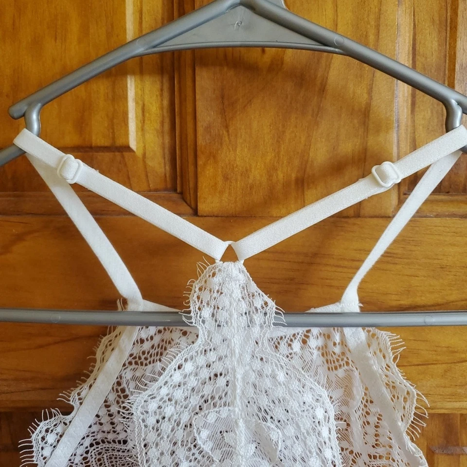 Victoria's Secret Pink high neck lace push up underwire Sz Sm (AA-B) - Image 4 of 4