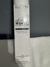 New Self Adhesive Vinyl White 12   X 36  2 Sheets Walls Scrapbooks Cards Crafts