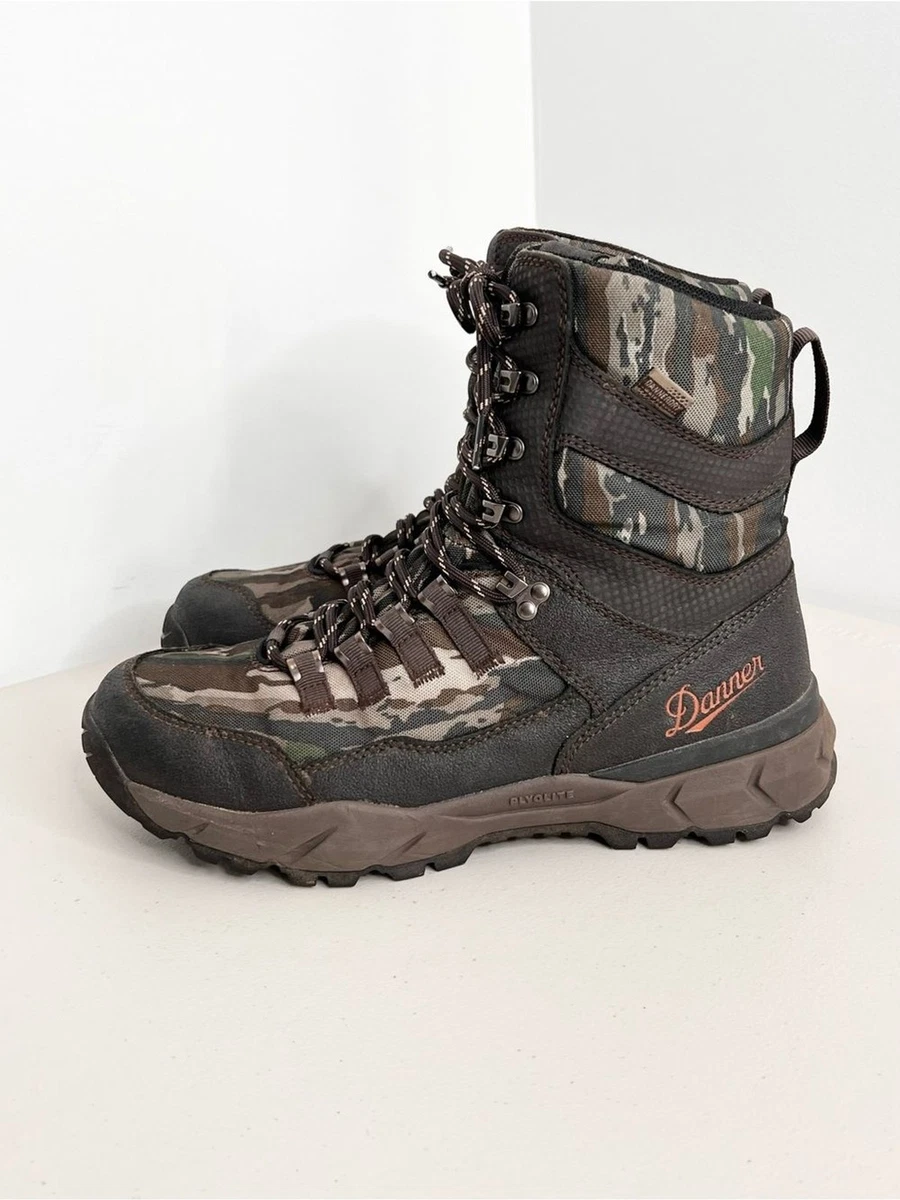 VTG DANNER 58300X Men\'s Boots GORE-TEX Brown Camouflage High Cut Size US 11.5 D Vtg DANNER 58300X Boots GORE-TEX Brown Camouflage High Cut  main image 3