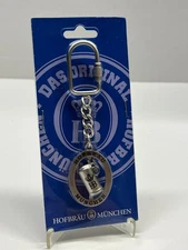 Hofbrau Munchen Beer Hall Metal Keychain Munich Germany Oktoberfest New