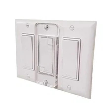 Decora Switch Plate Cover Guard, Child Protection, Residential, Lighting, Sump 