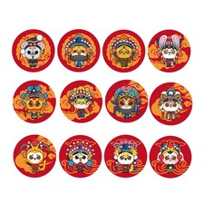 Potty Training Seat Stickers Color Changing Stickers Cartoon Animals Toilet Kids