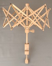 Fash O Knit Steam Beech Wood Umbrella Yarn Swift Open Box