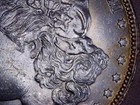 1888-O Morgan Silver Dollar, Uncirculated, Die Clash — photo 6