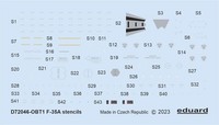 Eduard Accessories D72046 - 1:72 F-35A Stencils - Neu