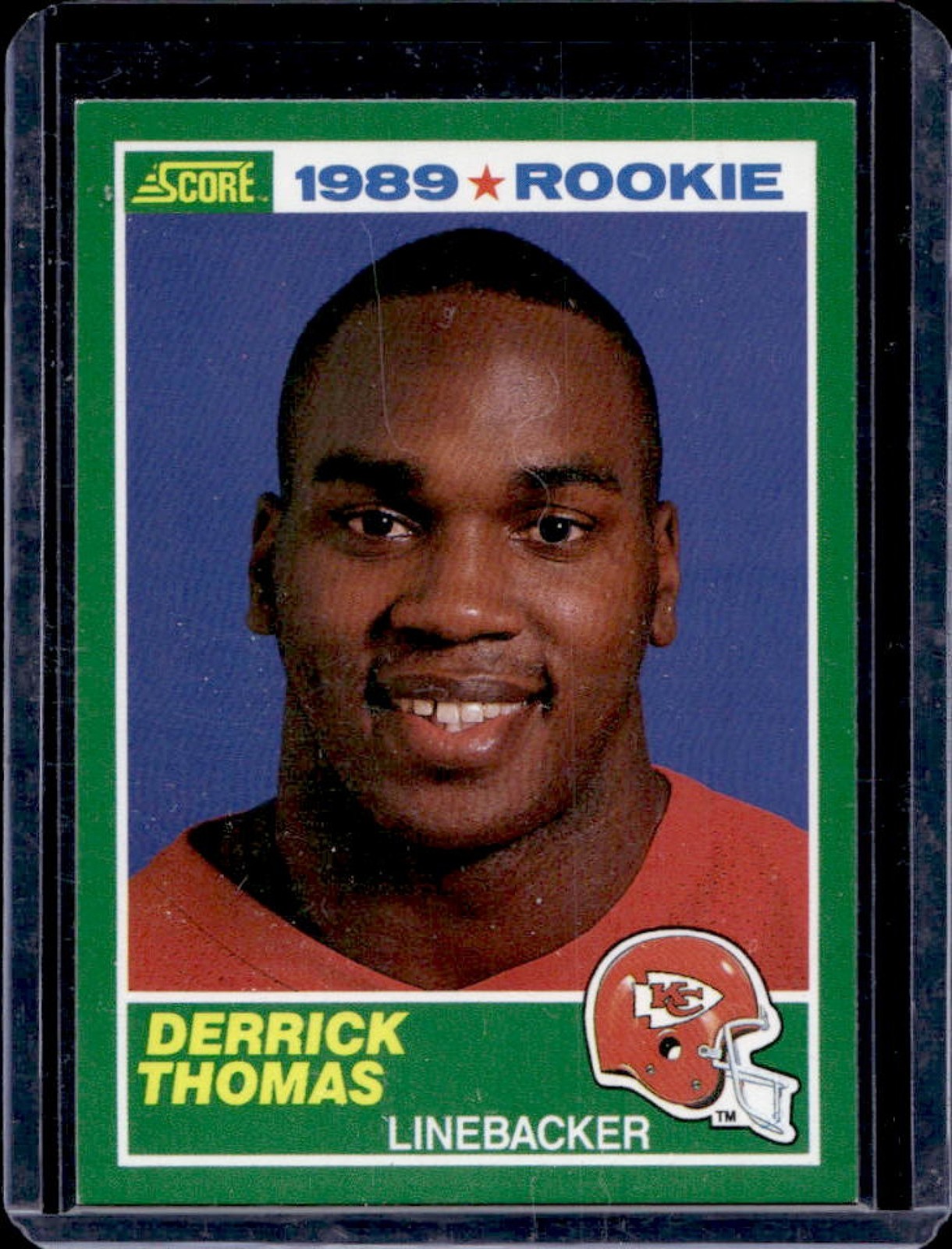 1989 Score Derrick Thomas Rookie RC #258 Chiefs