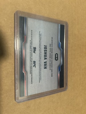 2025 Topps Chrome UFC - Chrome Rookie Autographs Joshua Van #CRA