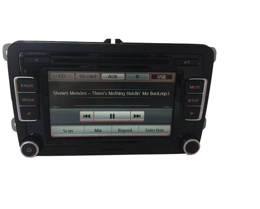 VW Autoradio RCD510 + USB Kabel + RVC für Golf Touran Passat Polo Caddy CC Jetta - Bild 3 von 4
