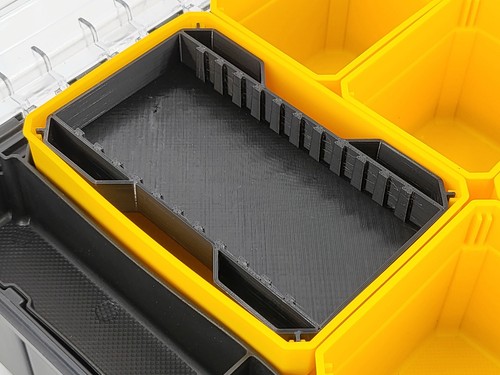 Dewalt TSTAK Organizer Compatible Tool Case Toughcase Bit Holder Bin - Picture 8 of 11